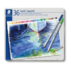 Staedtler Karat aquarell Farbstifte - Set 36 st 125 M36