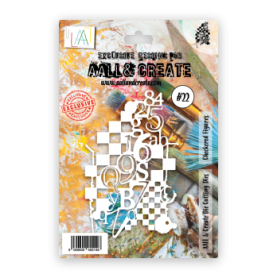 Aall and Create Cutting Dies A6 Checkered Figures