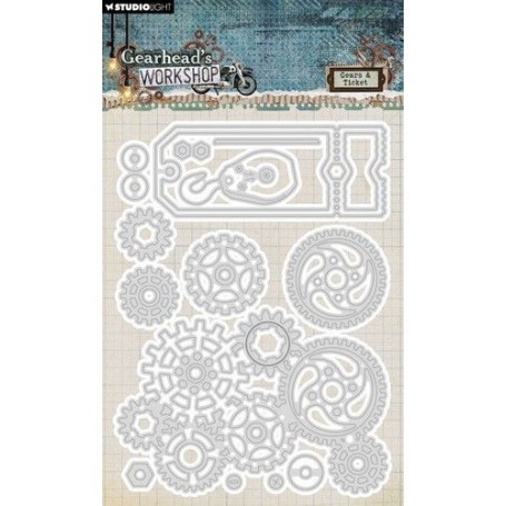 Studio Light Cutting Dies Gears & ticket Gearhead‘s Workshop nr.830