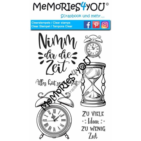 Memories4you Stempel (A6) "Zeit"