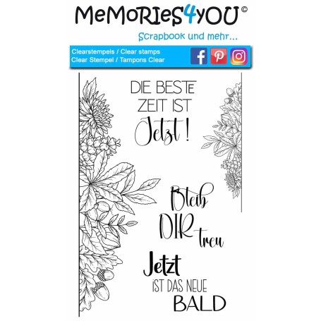 Memories4you Stempel (A6) "Herbstranke"