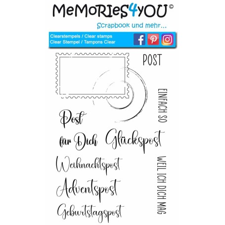 Memories4you Stempel (A6) "Post"