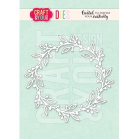 Craft & You - Stanzschablone - Delicate Wreath