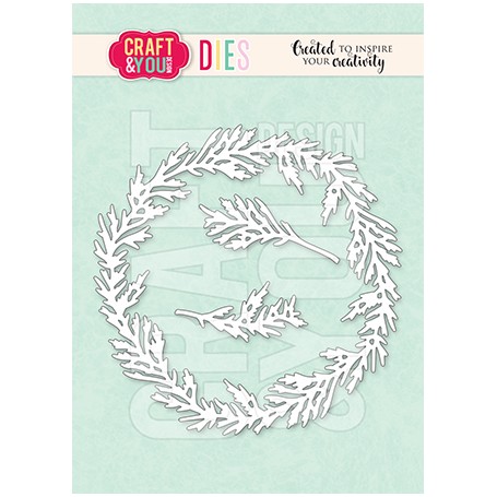 Craft & You - Stanzschablone - Cedar Wreath