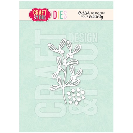 Craft & You - Stanzschablone - Sprig of Mistletoe