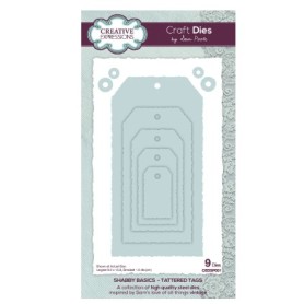 Creative Expressions • Craft die shabby Tags