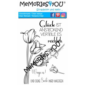 Memories4you Stempel (A6) "Tulpen"