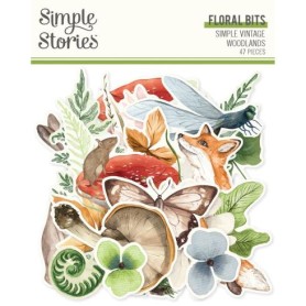 Simple Vintage Woodlands Floral Bits & Pieces (24723)