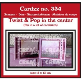 Cardzz Dies No. 334 Twist & Pop In The Center