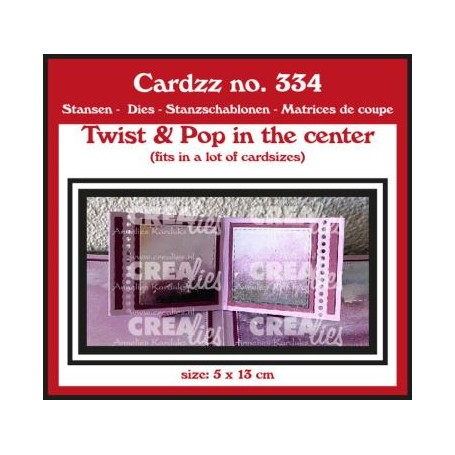 Cardzz Dies No. 334 Twist & Pop In The Center