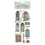 Stamperia Venice City of Art Rub-On 4x8,5 Inch Doors and Windows (DFLRB169)