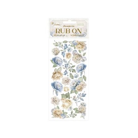 Stamperia Timeless Rub-On 4x8,5 Inch Flowers