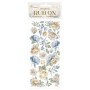 Stamperia Timeless Rub-On 4x8,5 Inch Flowers