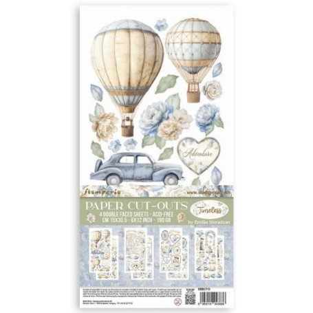 Timeless 6x12 Inch Paper Cut-outs 4 Seiten