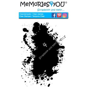 Memories4you Stempel (A6) "Neuer Klecks"