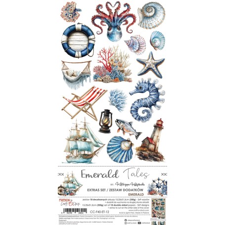 Craft O Clock - Paper Collection Pack - 20,3x20,3cm - Emerald Tales