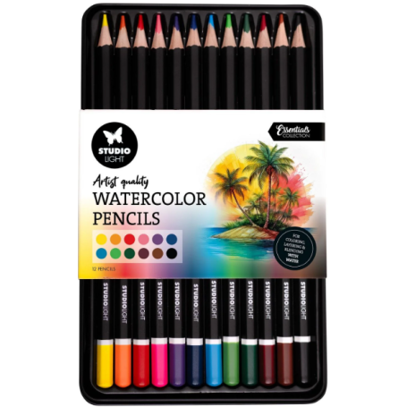 Studio Light - Essentials Pencils Watercolor Pencils 12pcs