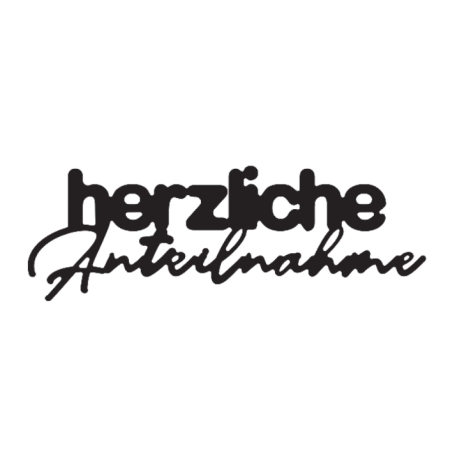 Mundart Stanzform "herzliche Anteilnahme"