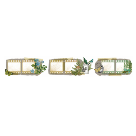 Hidden Creek Filmstrip Kiss-Cut PET Tape (5cm x 5m)