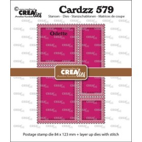 Crealies • Cardzz Postage Stamp Frame Rectangular Odette