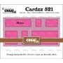 Crealies • Cardzz Postage Stamp Frame Mini Slimline Mara