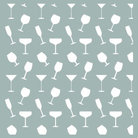 Memories4you Stencil (15x15) "Drinks"