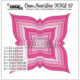 Crealies Crea-Nest-Lies XXL no. 37 CLNestXXL37 max. 13 x 13 cm