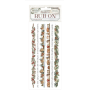 Stamperia The Owl's House Rub-On 4x8,5 Inch Stripes