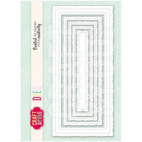Craft & You - Stanzschablone - Old Frames DL