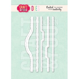 Craft & You - Stanzschablone - Small Frame Borders