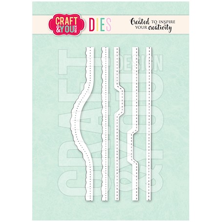 Craft & You - Stanzschablone - Small Frame Borders