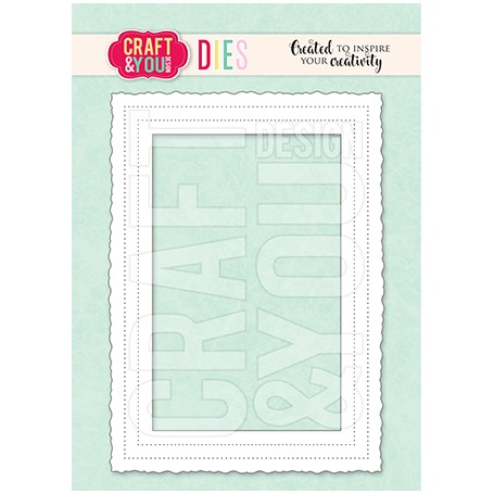Craft & You - Stanzschablone - Old Photo Frame 9x13 cm