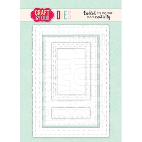 Craft & You - Stanzschablone - Old Frames
