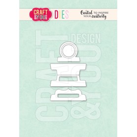 Craft & You - Stanzschablone - Cutting die - Folder Tabs