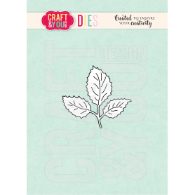 Craft & You - Stanzschablone - Bea's Rose Leaves