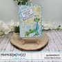 Memories4you A6 Stempel "Yoga - Frosch"