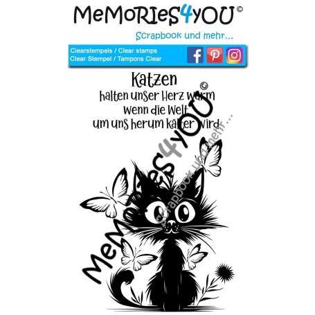 Memories4you Stempel (A6) "Katzen"