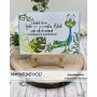 Memories4you A6 Stempel "Yoga - Frosch"