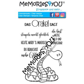 Memories4you Stempel (A6) "Schlange"