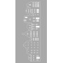 Memories4you Stencil (Slimline) "Häuser"