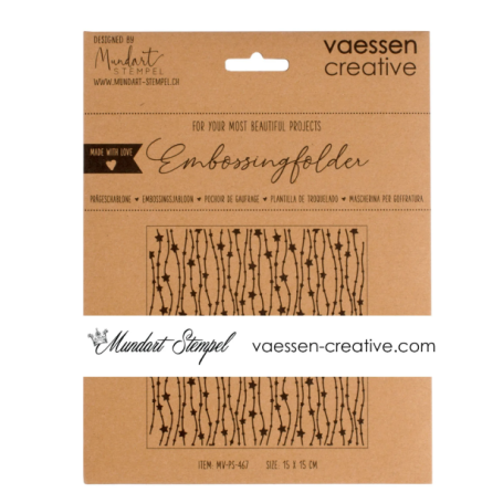 Mundart Stempel • Prägeschablone Sternpendel