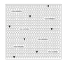 Mundart Stempel • Prägeschablone Herzen lang mit Text