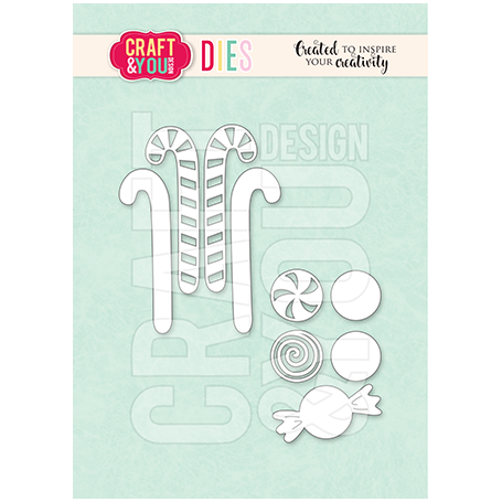 Cutting die - Candy Canes