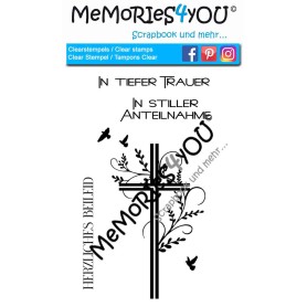 Memories4you A6 Stempel "Trauer"