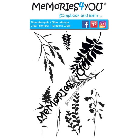 Memories4you A6 Stempel "Silhouette"