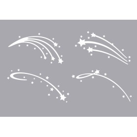 Memories4you Stencil (A6) "Sternenschweif"