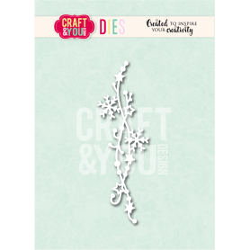 Craft & You - Stanzschablone - Cutting die - Winter Hanging Strip by Magda