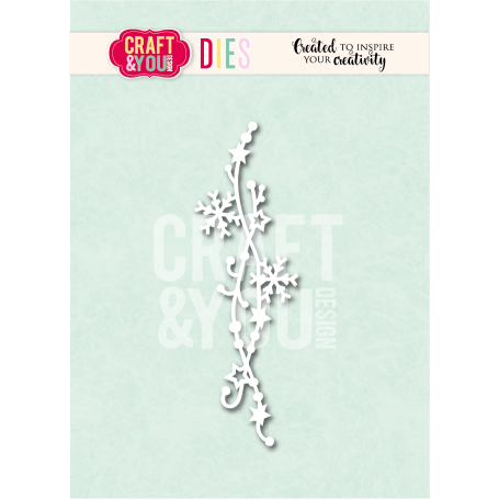 Craft & You - Stanzschablone - Cutting die - Winter Hanging Strip by Magda