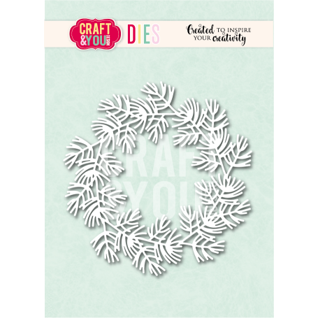 Craft & You - Stanzschablone - Cutting die - Pine Wreath