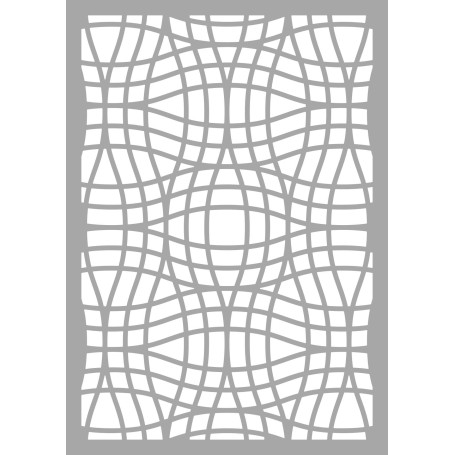 Memories4you Stencil (A6) "Wellenlinien"